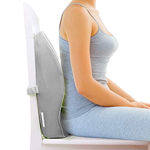 Grin Health Orthopaedic Backrest Cushion with Memory Foam