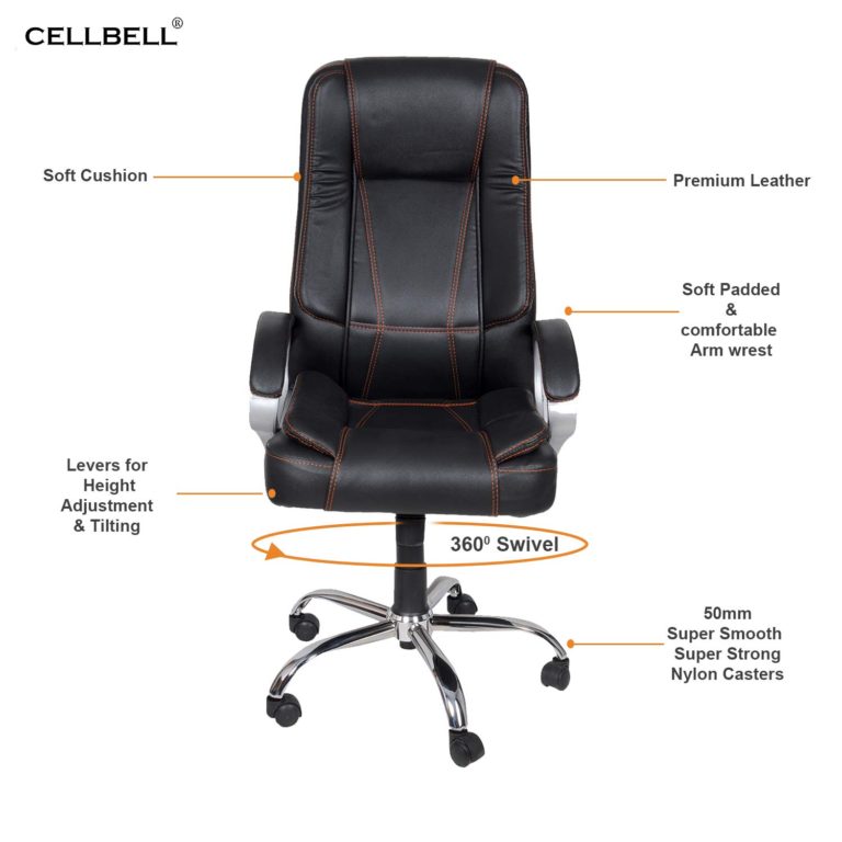 CELLBELL C52 High Back Gaming Office Chair [Black]