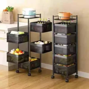 Kitchen Rotating Trolley